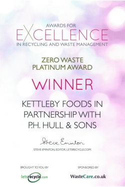 Lets Recycle Zero Waste Awards – Platinum Winner