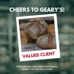 Continued Partnership With Geary's Bakeries