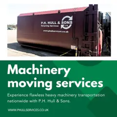 🚛💨 Introducing Our Machinery Moving Service!...