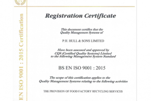 PH Hull successful transition to ISO 9001:2015 and...