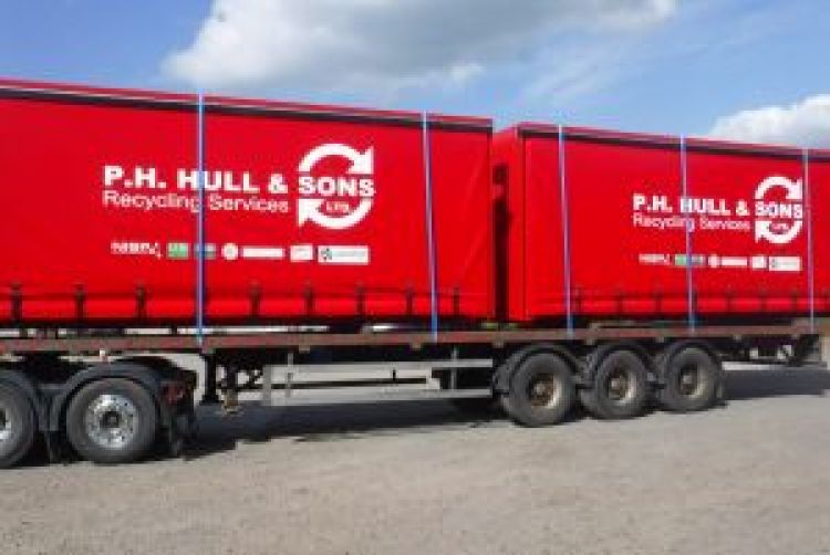 2 new recycling box containers delivered.