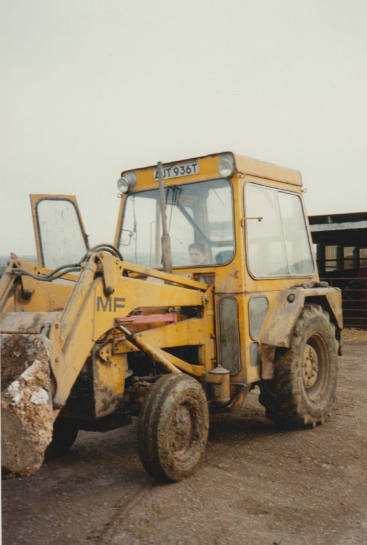 Robert learning to drive his new toy